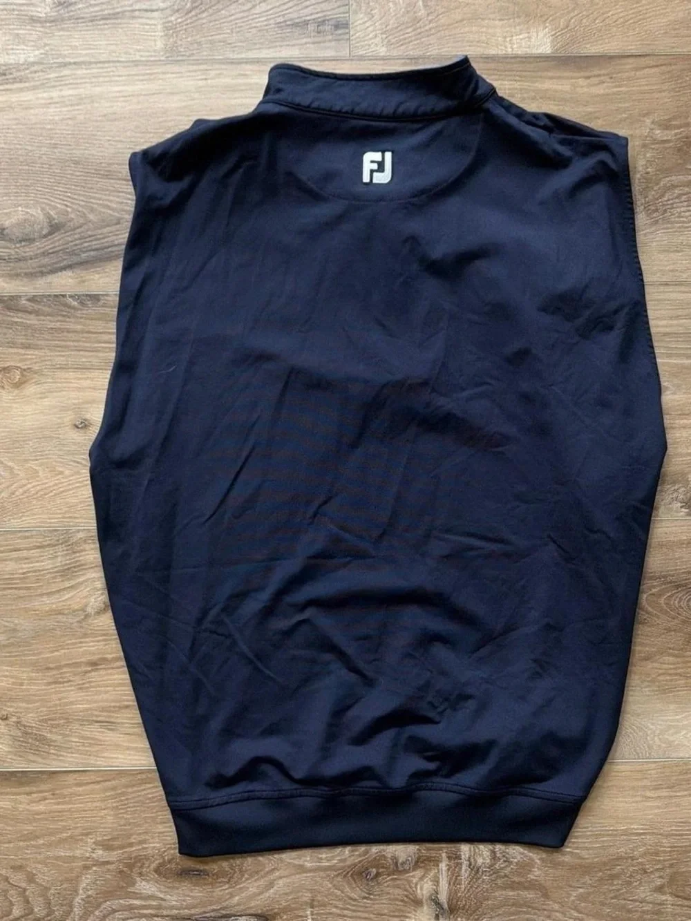 FootJoy Mens Navy Blue 1/4 Zip Golf Vest